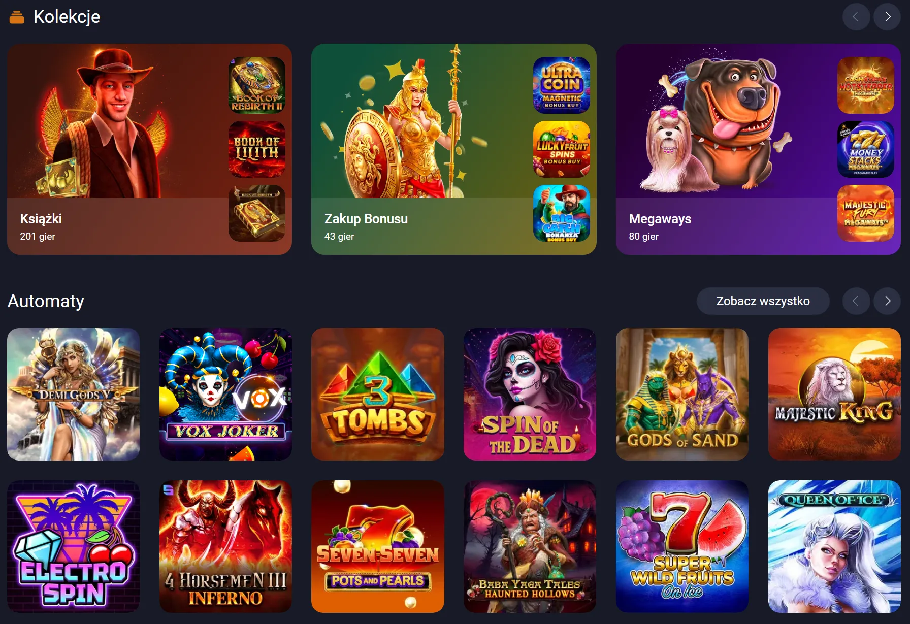 Automaty i gry kasynowe w nowoczesnym Vox casino